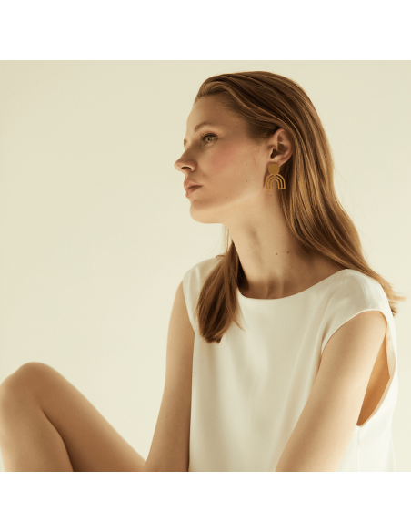 The Mino Earrings  Minimalist, handcrafted - Monom