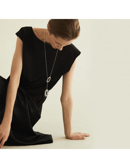 Colier Solaria Oval Minimal, realizat manual. - Monom