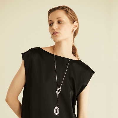 Colier Solaria Oval Minimal, realizat manual. - Monom 2