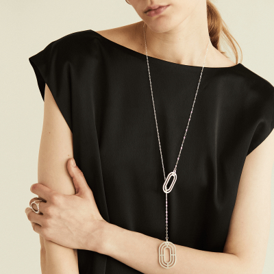 The Solaria Oval necklace Minimalist, handcrafted - Monom