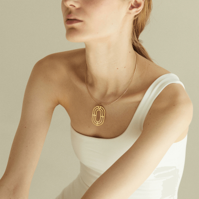 SOLARIA necklace Minimalist, handcrafted - Monom