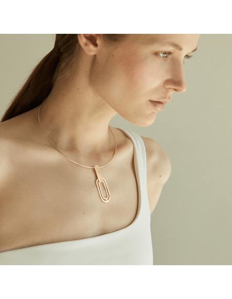The Troia Pendant necklace Minimalist, handcrafted - Monom