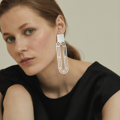 Labyrinth URANIA Minimal Earrings, Handmade by Monom 2