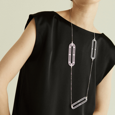 Labyrinth Urania Minimal Necklace, Handmade by Monom