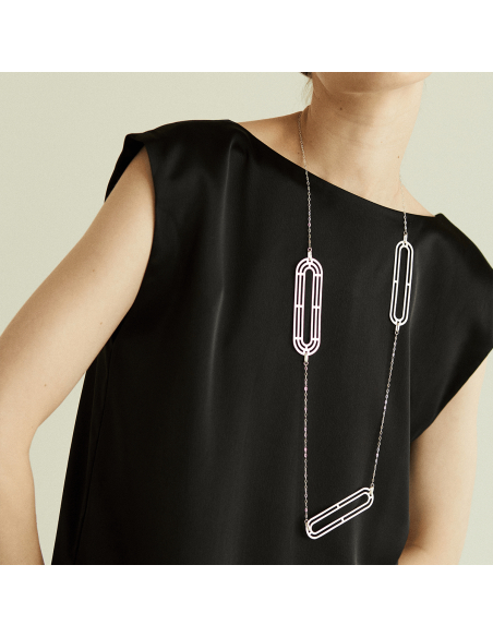 Labyrinth Urania Minimal Necklace, Handmade by Monom