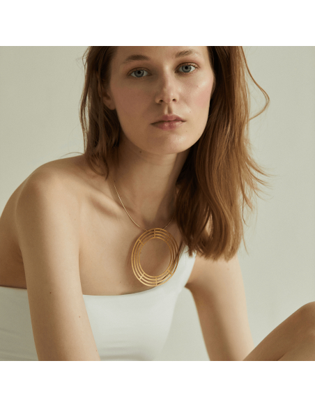 Cercei Labyrinth Introspect Circle Minimal, realizati manual. - Monom