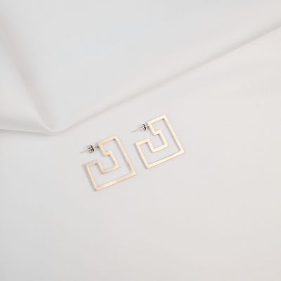 Cercei Labyrinth Introspect Empty Square Minimal, realizati manual. - Monom