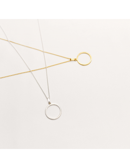 Colier PLATTITUDE EMPTY Minimal, realizat manual. - Monom