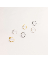 Cercei PLATTITUDE EMPTY CIRCLES Minimal, realizati manual. - Monom