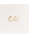 Cercei PLATTITUDE EMPTY CIRCLES Minimal, realizati manual. - Monom
