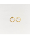 Cercei PLATTITUDE EMPTY CIRCLES Minimal, realizati manual. - Monom