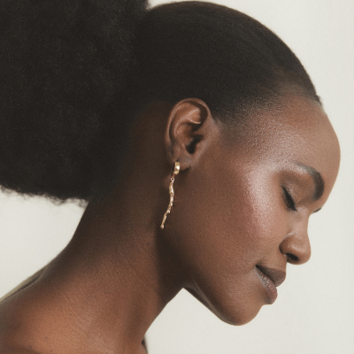 AVA CREOLE Minimal Earrings, Handmade by Monom 2