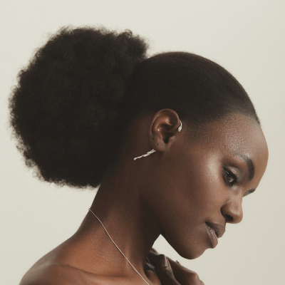 AVA EAR PIECE Minimal Earrings, Handmade by Monom 2