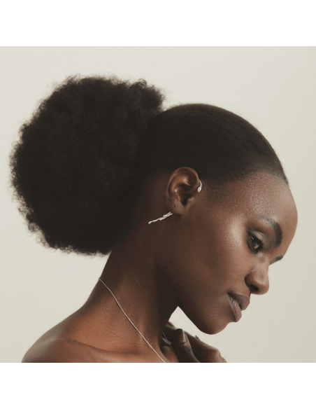 AVA EAR PIECE Minimal Earrings, Handmade by Monom