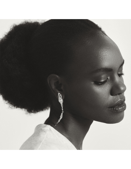 AVA Minimal Earrings, Handmade by Monom