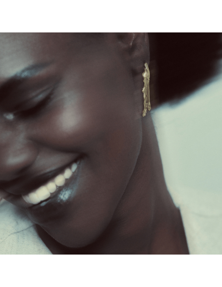 AVA Minimal Earrings, Handmade by Monom