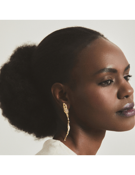 AVA Minimal Earrings, Handmade by Monom