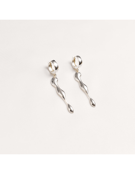 ONIA CREOLE Minimal Earrings, Handmade by Monom