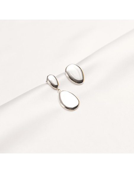 SIA ASIMETRICI Minimal Earrings, Handmade by Monom