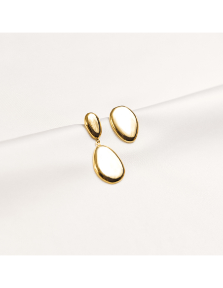 SIA ASIMETRICI Minimal Earrings, Handmade by Monom