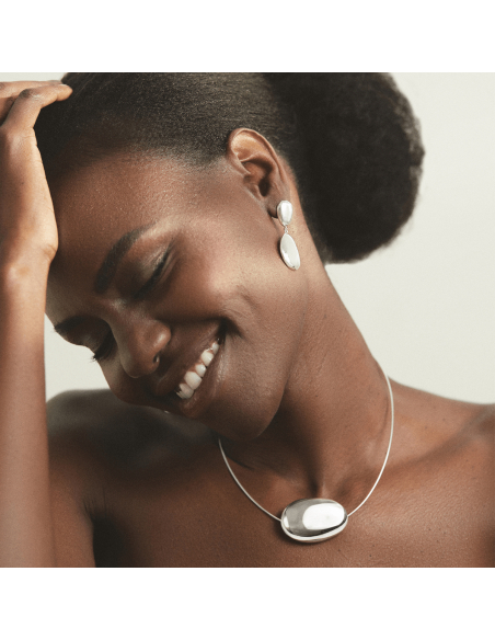 SIA DUO Minimal Earrings, Handmade by Monom