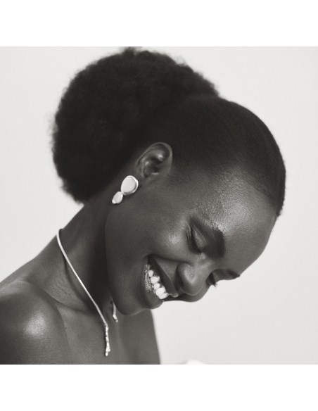 Sia Lush Minimal Earrings, handcrafted. - Monom