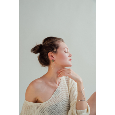 PLATTITUDE Rombe earrings 2