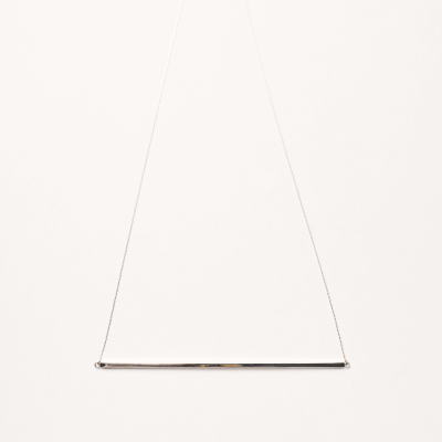 Colier LINIA design minimal, realizat manual. - Monom