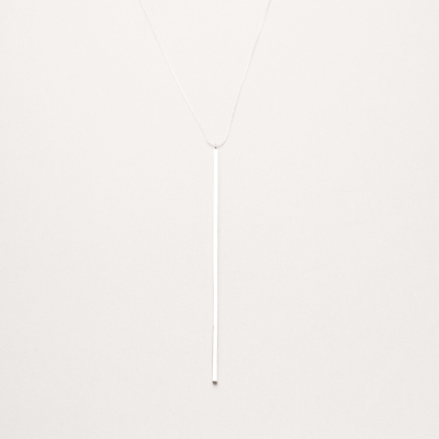 Colier LINIA design minimal, realizat manual. - Monom