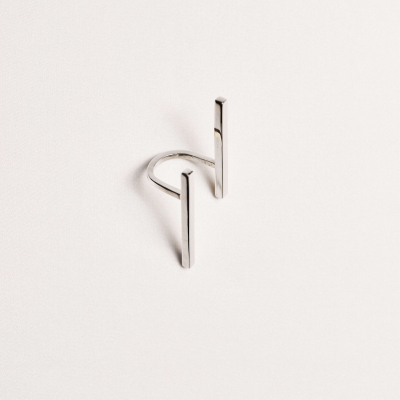 Inel LINIA Duo Minimal, realizata manual. - Monom 2