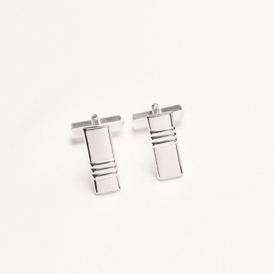 RECTANGLE Minimal Cufflinks - Handmade by Monom