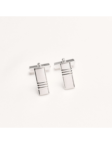 RECTANGLE Minimal Cufflinks - Handmade by Monom