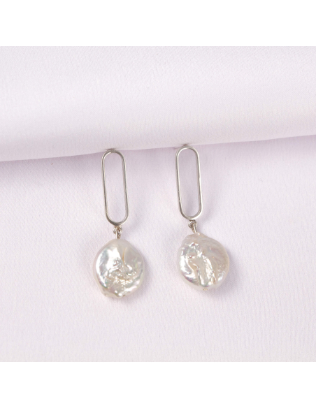 Caliope Lush Minimal Earrings, Handmade by Monom