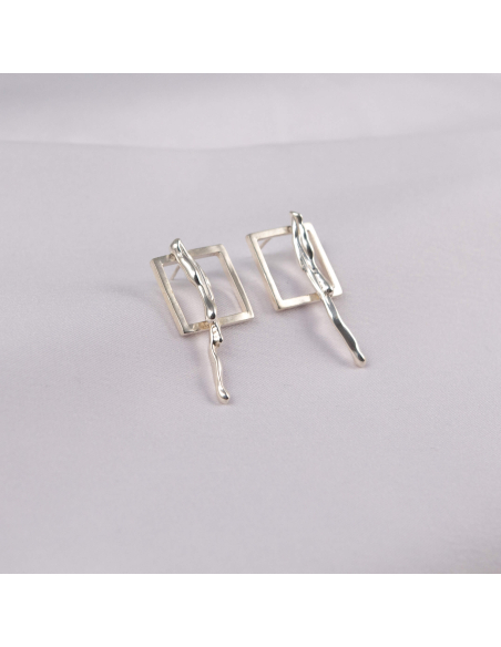 Cercei AVA squared Minimal, realizati manual. - Monom