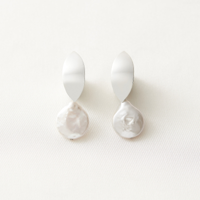 Etala Lush Earrings, minimal, handcrafted - Monom