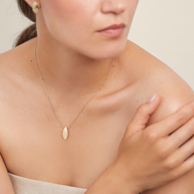 Colier Etala, minimal, realizat manual - Monom