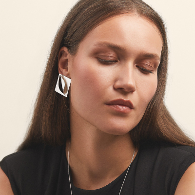 Cercei Etala Folded, minimal, realizati manual - Monom