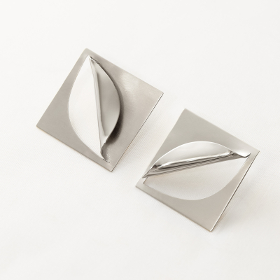 Cercei Etala Folded, minimal, realizati manual - Monom 2