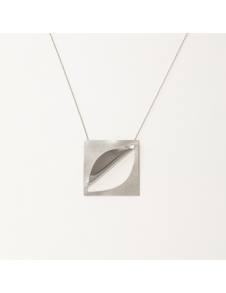 Etala Necklace Folded, minimal, handcrafted - Monom