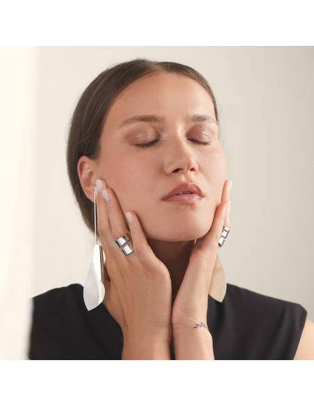 Cercei Etala Petal, minimal, realizati manual - Monom