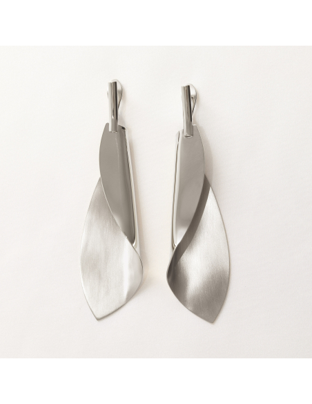 Cercei Etala Petal, minimal, realizati manual - Monom