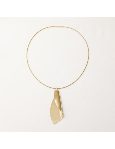 Colier Etala Petal, minimal, realizat manual - Monom
