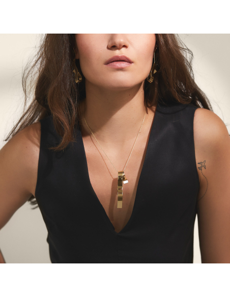 Etala Ribba Necklace, minimal, handcrafted - Monom