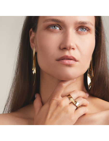 Inel Etala Twist Minimal, realizat manual - Monom