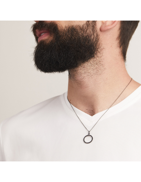 Colier PLATTITUDE EMPTY Minimal, realizat manual. - Monom