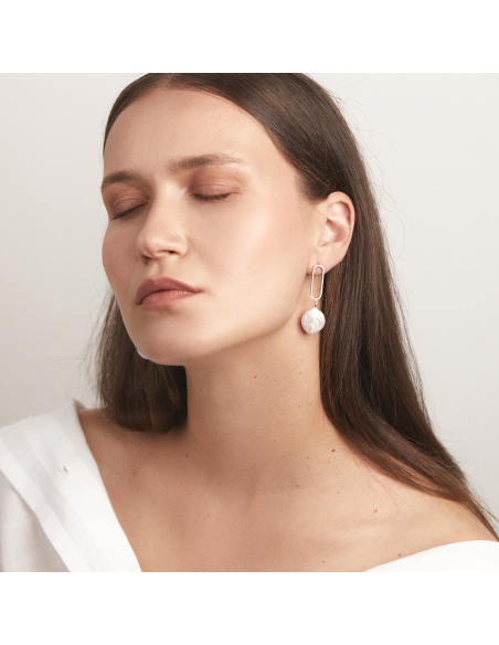 Caliope Lush Minimal Earrings, Handmade by Monom