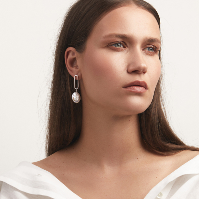 Caliope Lush Minimal Earrings, Handmade by Monom 2