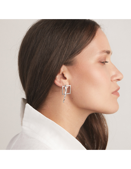 Cercei AVA squared Minimal, realizati manual. - Monom