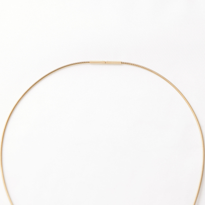 Colier IMPERFECT BAND design minimal, realizat manual. - Monom