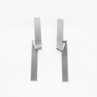 Cercei IMPERFECT BAND Minimal, realizati manual - Monom